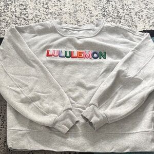 lululemon graphic sweatshirt